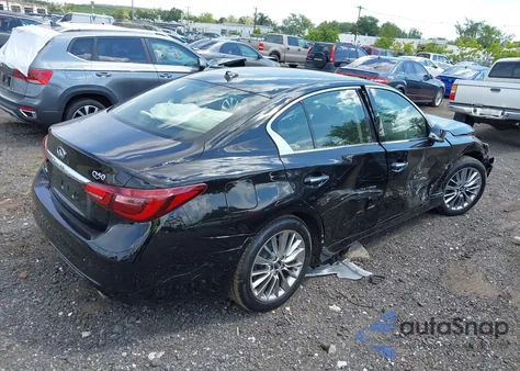 2018 Infiniti Q50 Pure/Luxe z USA, uszkodzony, nr VIN JN1CV7AR2JM280795